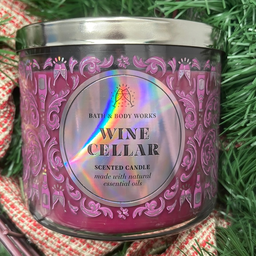 NEW Wine Cellar Bath & Body Works 3-Wick Candle